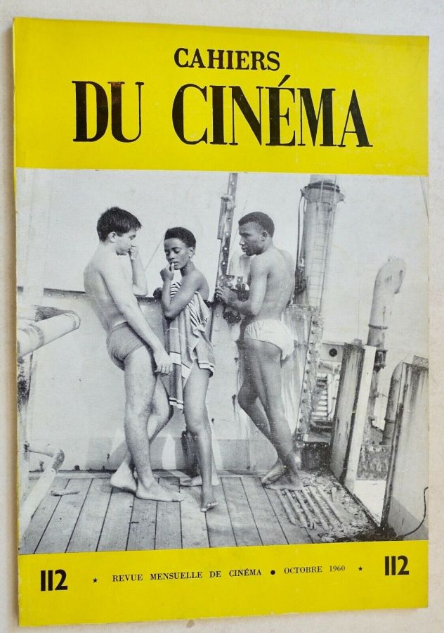 CAHIERS DU CINEMA magazine side cover Issue 112 October 1960