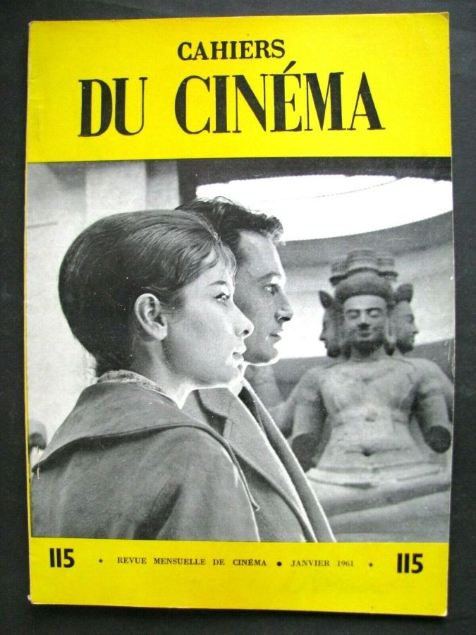CAHIERS DU CINEMA magazine side cover Issue 115 January 1961