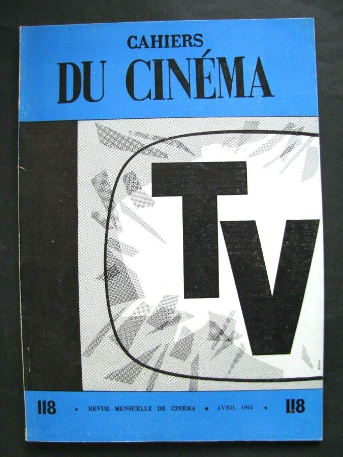 CAHIERS DU CINEMA magazine side cover Issue 118 April 1961