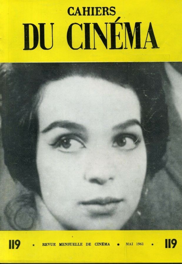 CAHIERS DU CINEMA magazine side cover Issue 119 May 1961