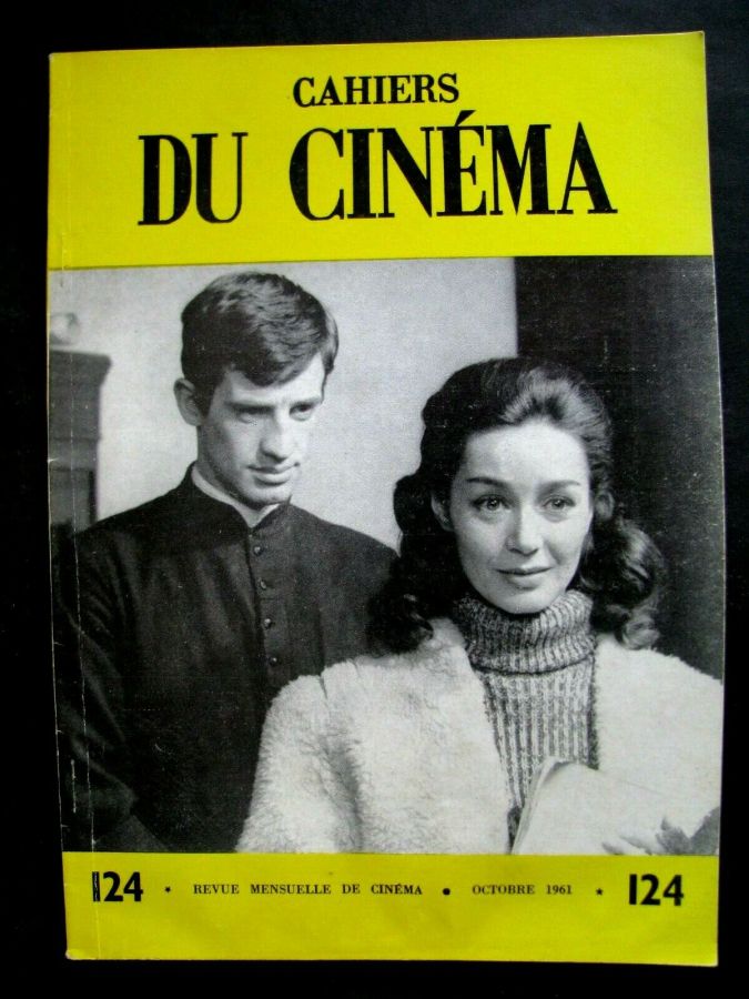 CAHIERS DU CINEMA magazine side cover Issue 124 October 1961