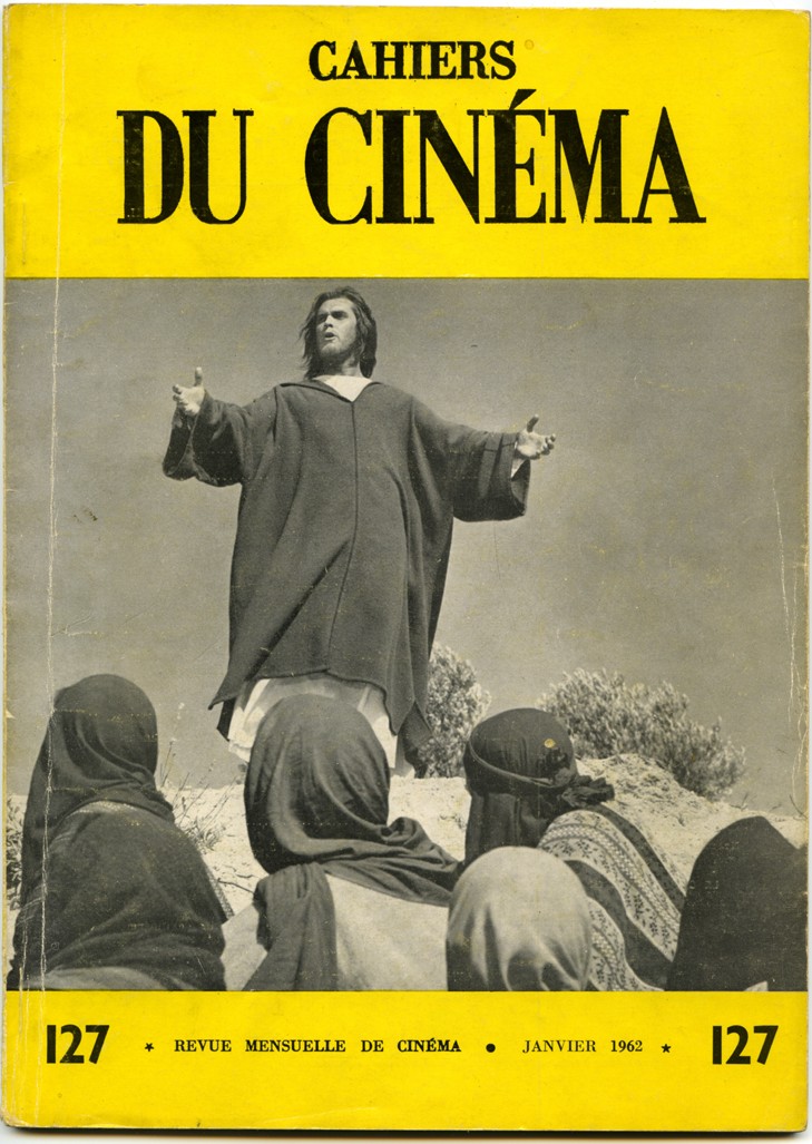 CAHIERS DU CINEMA magazine side cover Issue 127 January 1962