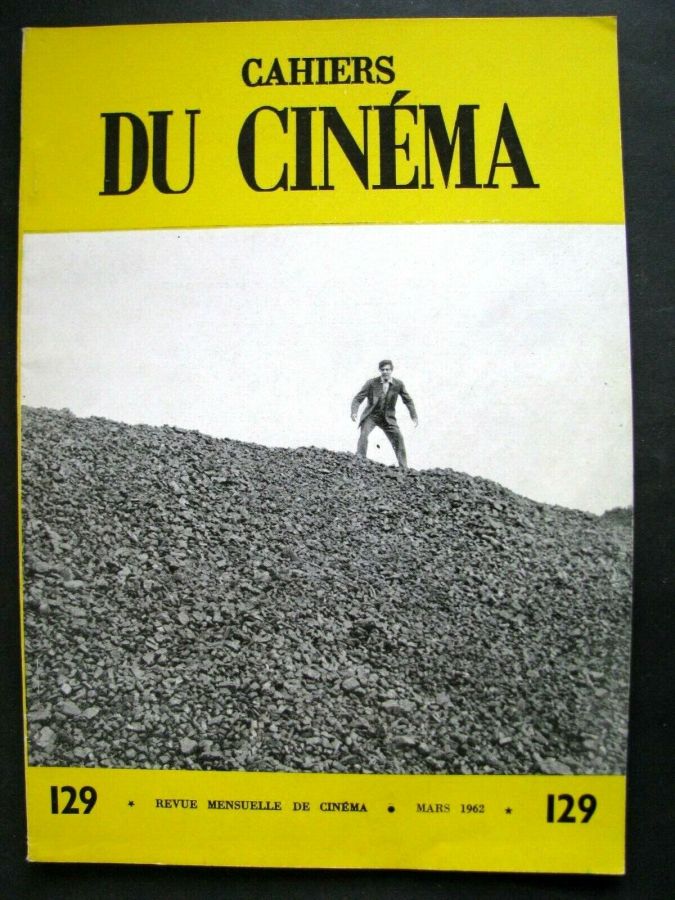 CAHIERS DU CINEMA magazine side cover Issue 129 March 1962