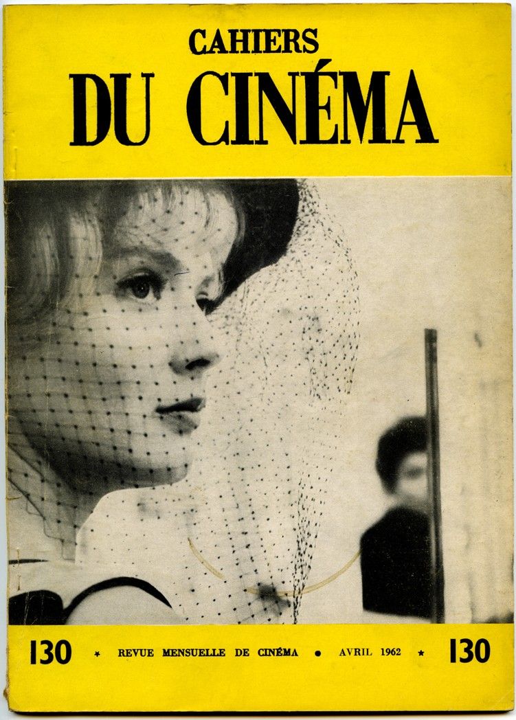 CAHIERS DU CINEMA magazine side cover Issue 130 April 1962