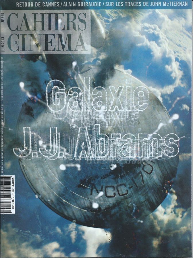CAHIERS DU CINEMA magazine side cover Issue 690 June 2013