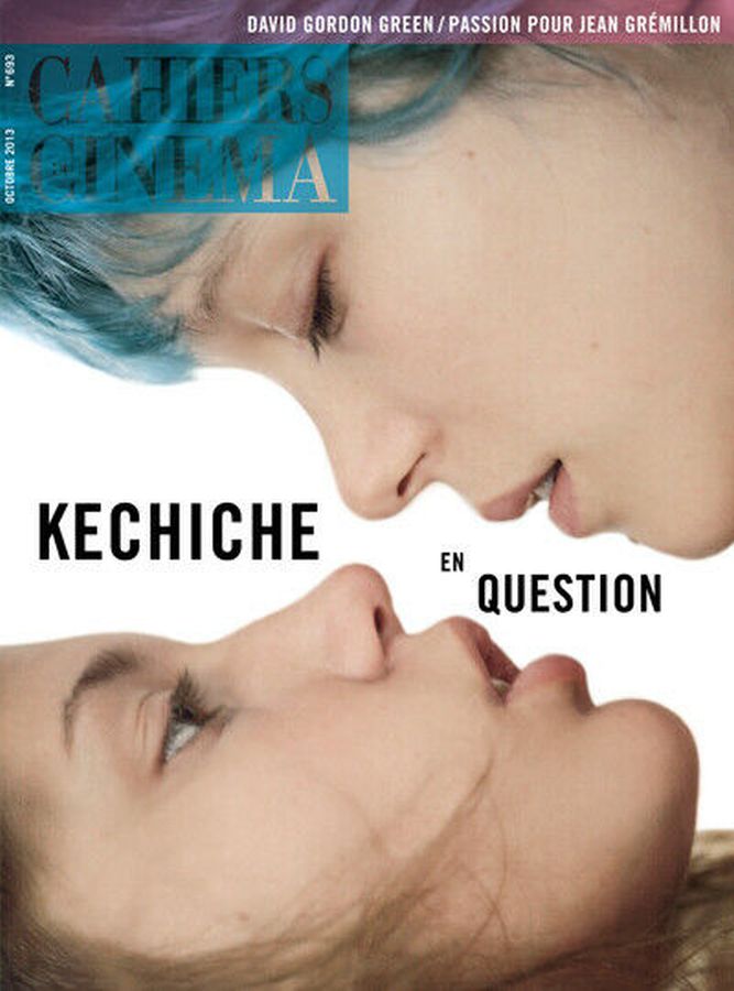 CAHIERS DU CINEMA magazine side cover Issue 693 October 2013