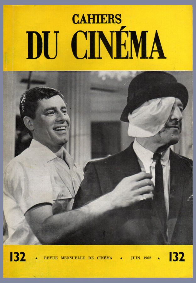 CAHIERS DU CINEMA magazine side cover Issue 132 June 1962