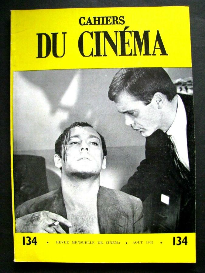 CAHIERS DU CINEMA magazine side cover Issue 134 August 1962