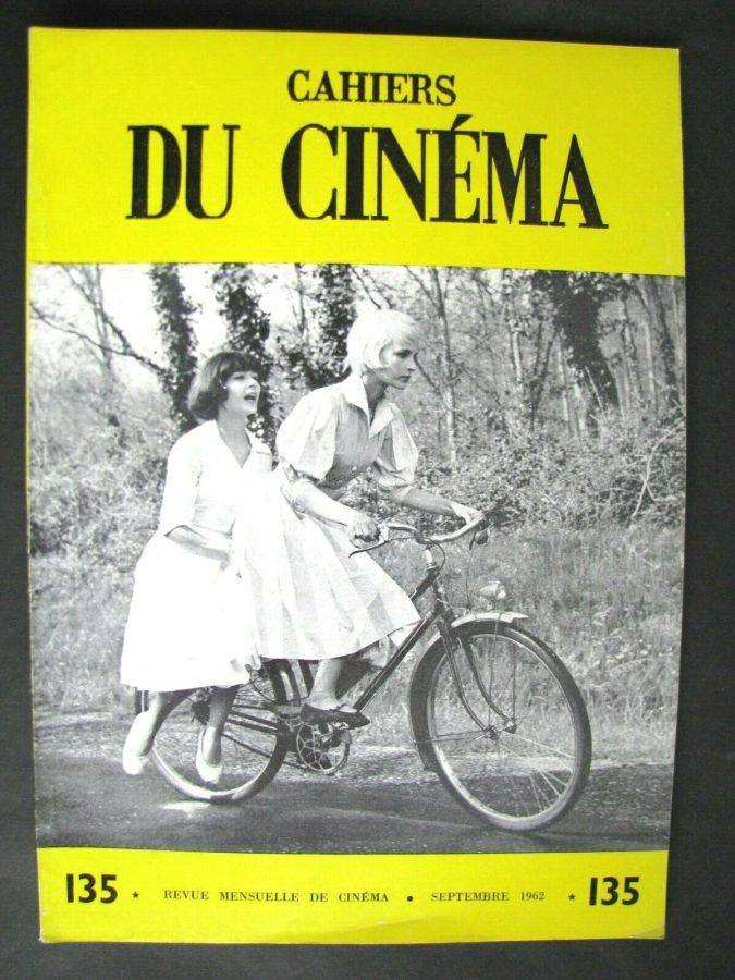 CAHIERS DU CINEMA magazine side cover Issue 135 September 1962