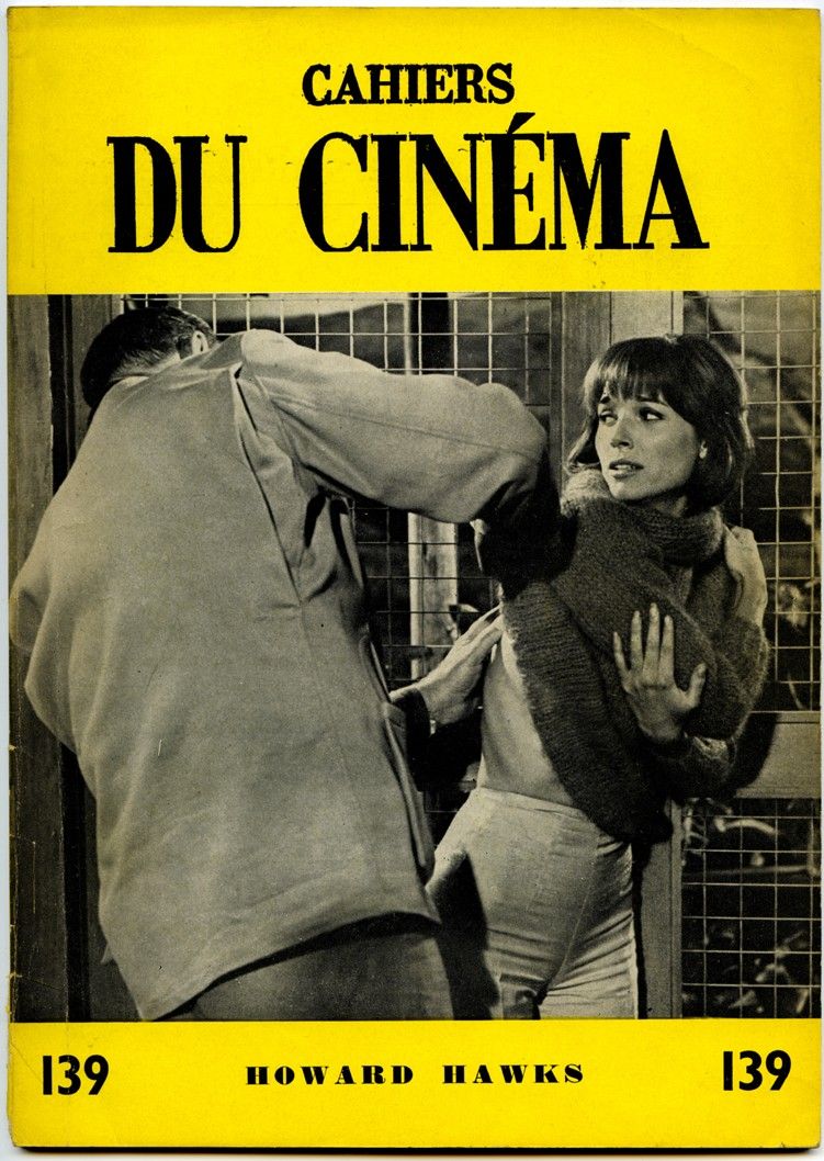 CAHIERS DU CINEMA magazine side cover Issue 139 January 1963