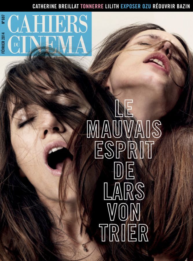 CAHIERS DU CINEMA magazine side cover Issue 697 February 2014
