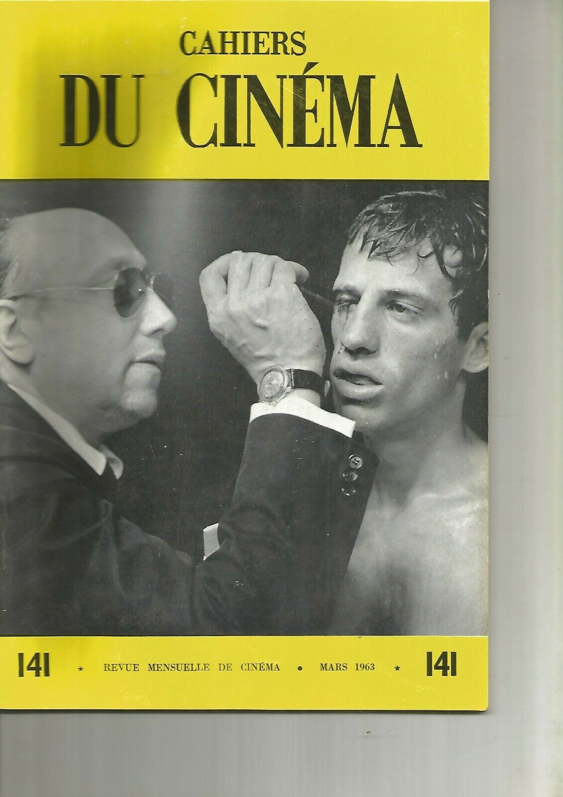 CAHIERS DU CINEMA magazine side cover Issue 141 March 1963