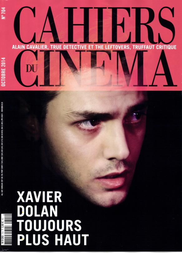 CAHIERS DU CINEMA magazine side cover Issue 704 October 2014