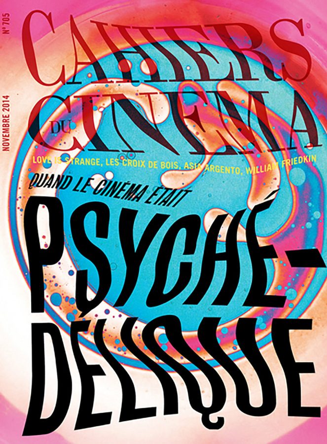 CAHIERS DU CINEMA magazine side cover Issue 705 November 2014