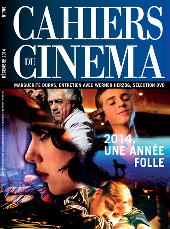 CAHIERS DU CINEMA magazine side cover Issue 706 December 2014