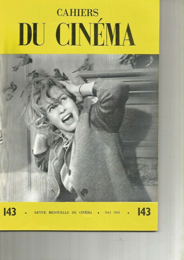 CAHIERS DU CINEMA magazine side cover Issue 143 May 1963