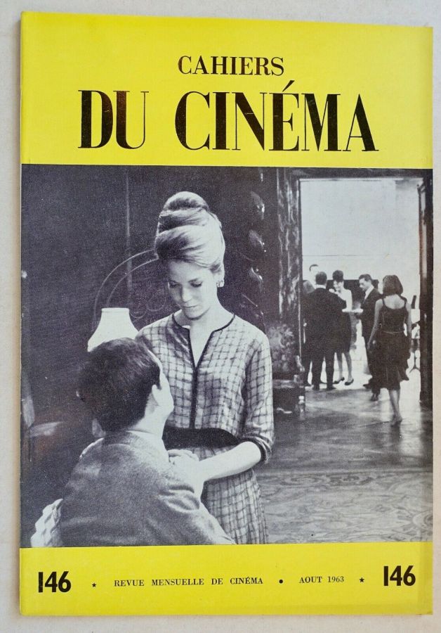 CAHIERS DU CINEMA magazine side cover Issue 146 August 1963