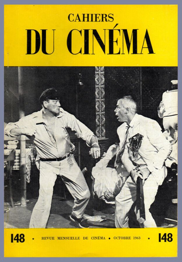 CAHIERS DU CINEMA magazine side cover Issue 148 October 1963