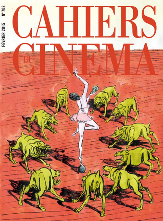 CAHIERS DU CINEMA magazine side cover Issue 708 February 2015