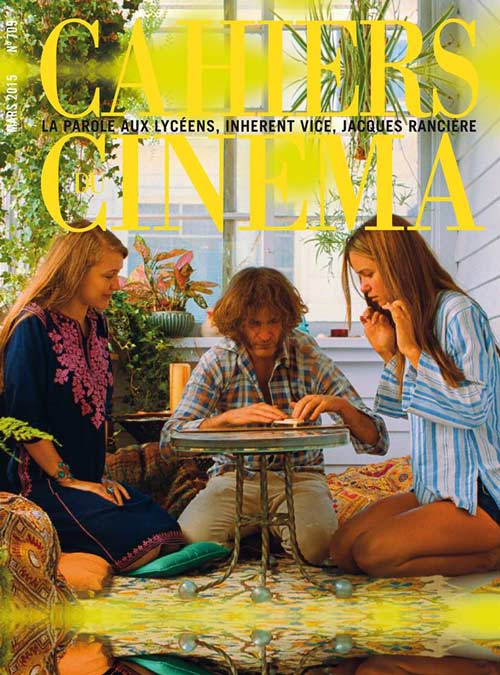 CAHIERS DU CINEMA magazine side cover Issue 709 March 2015