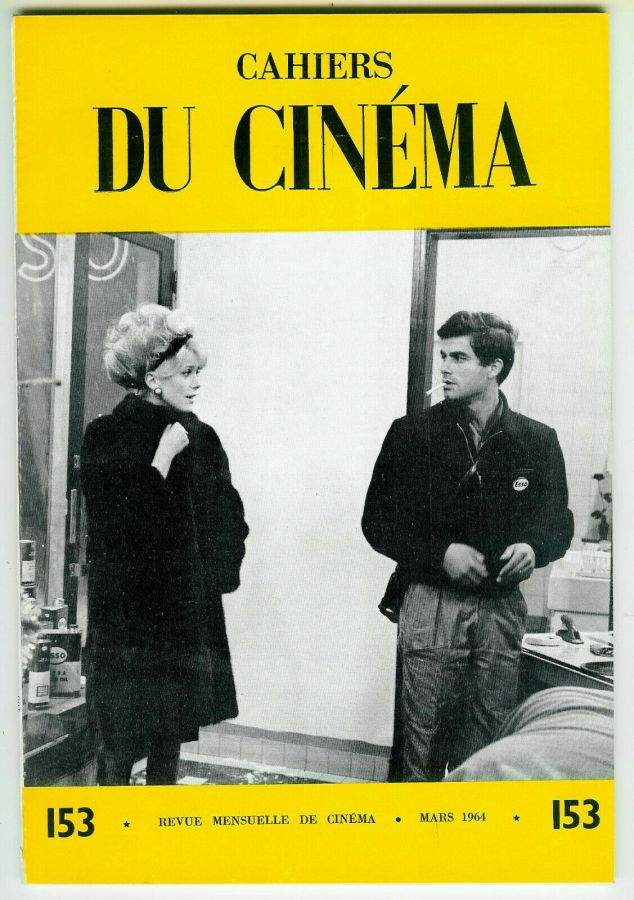 CAHIERS DU CINEMA magazine side cover Issue 153 March 1964