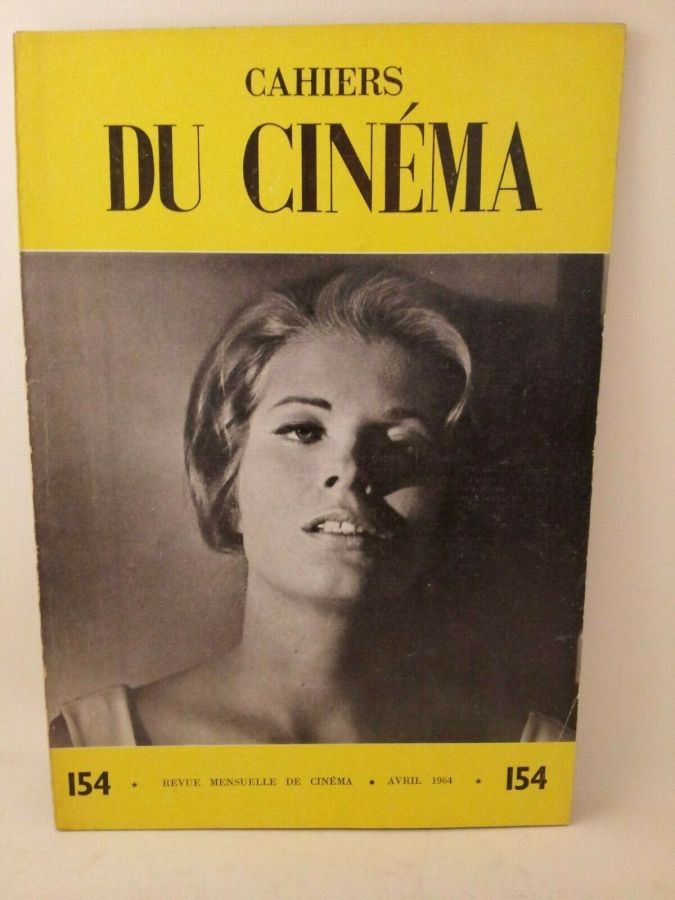 CAHIERS DU CINEMA magazine side cover Issue 154 April 1964