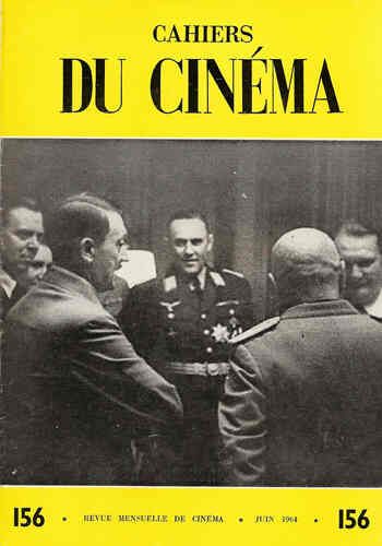 CAHIERS DU CINEMA magazine side cover Issue 156 June 1964