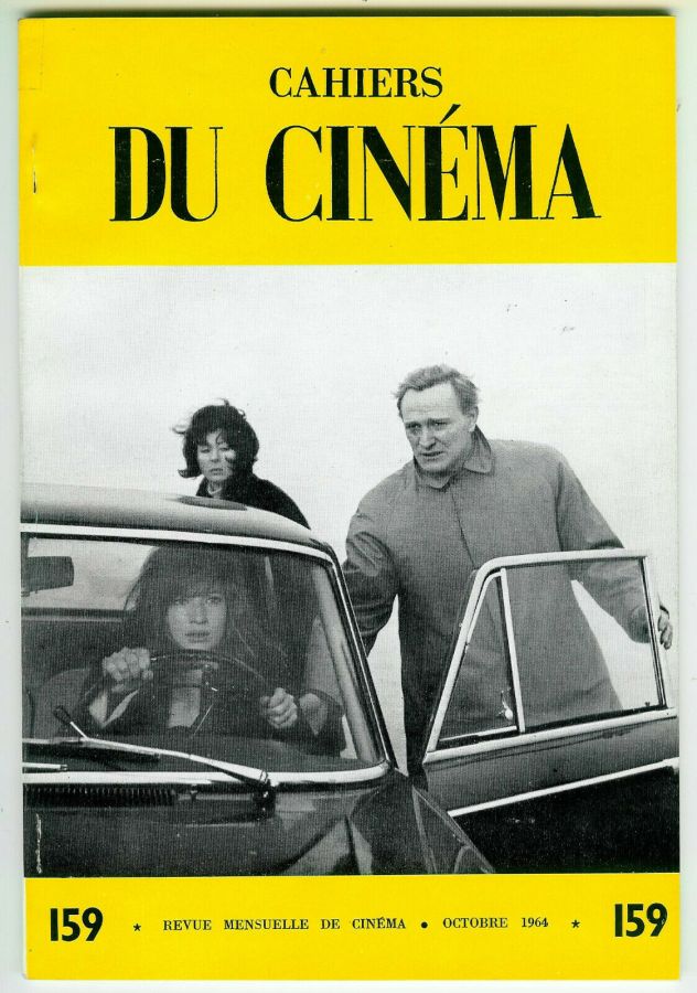 CAHIERS DU CINEMA magazine side cover Issue 159 October 1964
