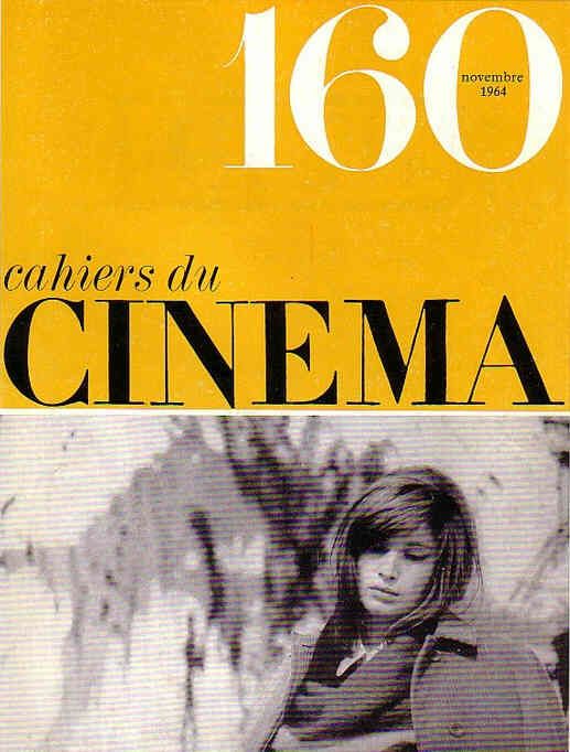CAHIERS DU CINEMA magazine side cover Issue 160 November 1964