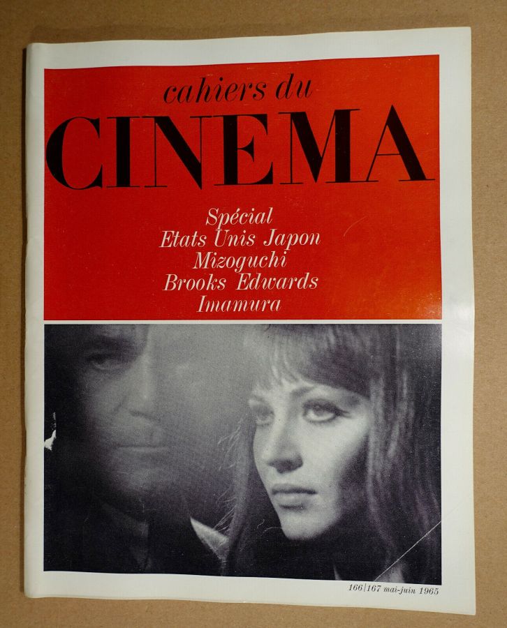 CAHIERS DU CINEMA magazine side cover Issue 166/167 May/June 1965