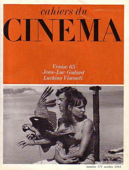 CAHIERS DU CINEMA magazine side cover Issue 171 October 1965