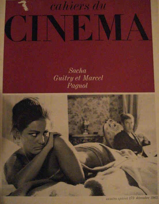 CAHIERS DU CINEMA magazine side cover Issue 173 December 1965
