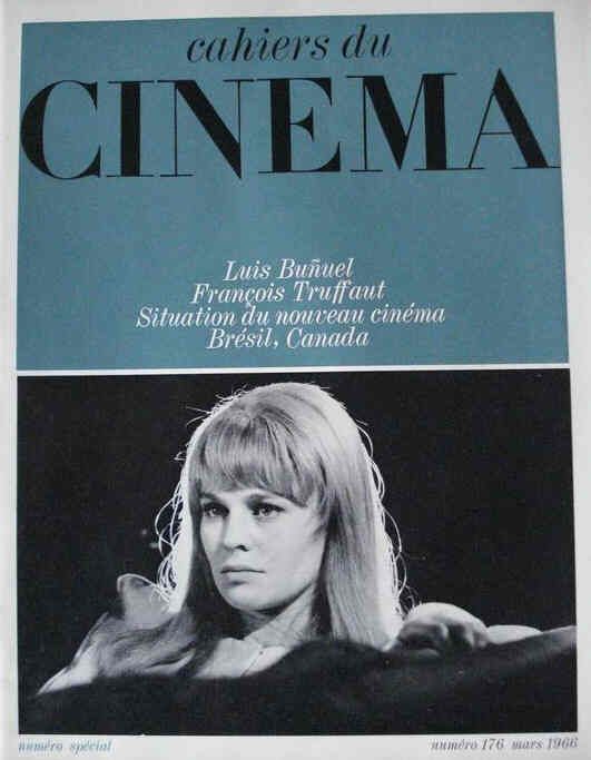 CAHIERS DU CINEMA magazine side cover Issue 176 March 1966