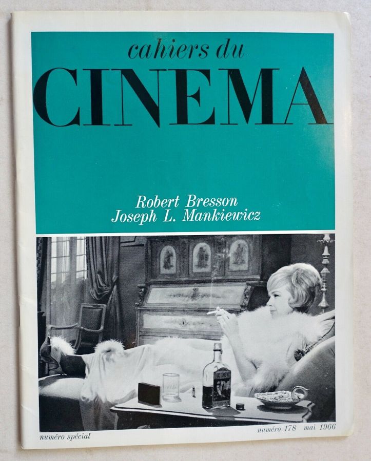 CAHIERS DU CINEMA magazine side cover Issue 178 May 1966