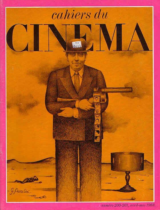 CAHIERS DU CINEMA magazine side cover Issue 200/201 April/May 1968