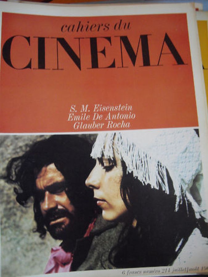 CAHIERS DU CINEMA magazine side cover Issue 214 July/August 1969