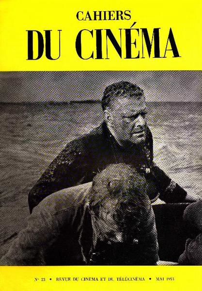 CAHIERS DU CINEMA magazine side cover Issue 23 May 1953