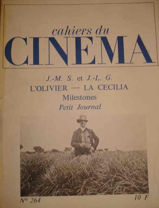CAHIERS DU CINEMA magazine side cover Issue 264 February 1976