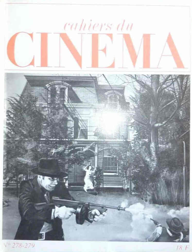 CAHIERS DU CINEMA magazine side cover Issue 278/279 August/September 1977