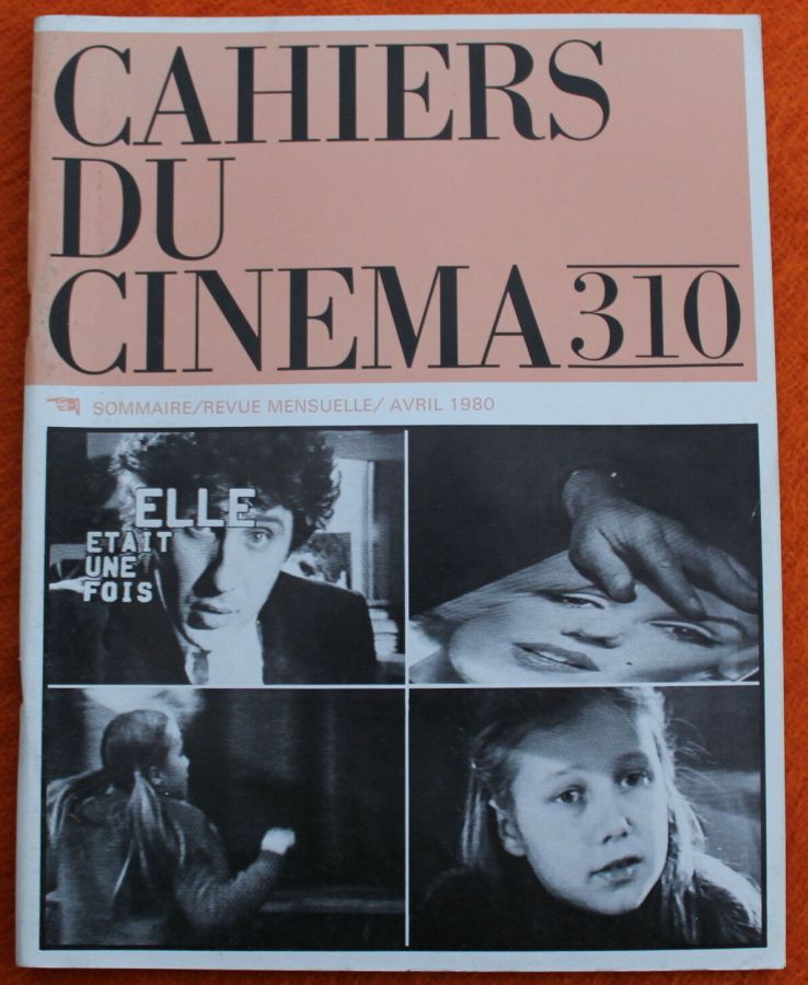 CAHIERS DU CINEMA magazine side cover Issue 310 April 1980