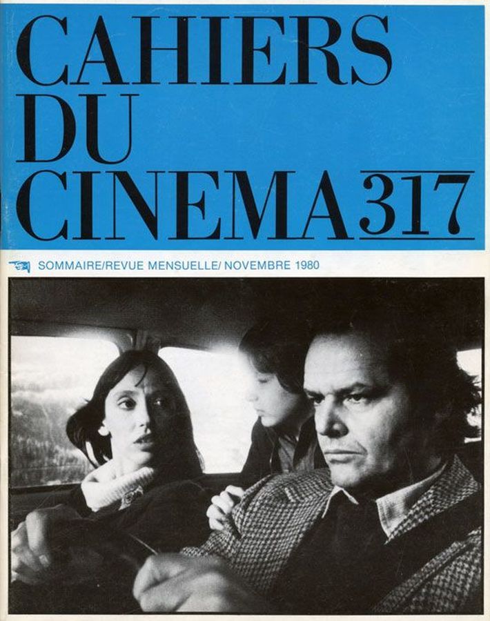 CAHIERS DU CINEMA magazine side cover Issue 317 November 1980