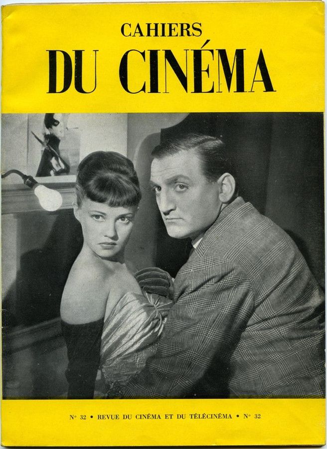 CAHIERS DU CINEMA magazine side cover Issue 32 February 1954