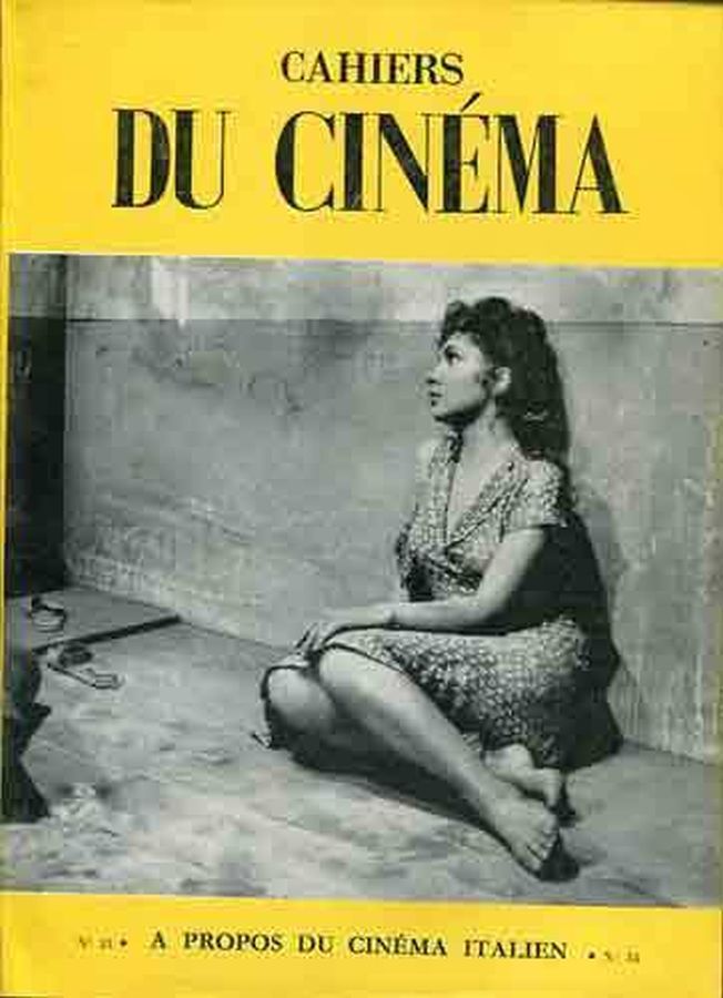 CAHIERS DU CINEMA magazine side cover Issue 33 March 1954