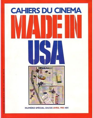 CAHIERS DU CINEMA magazine side cover Issue 334/335 April 1982