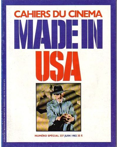 CAHIERS DU CINEMA magazine side cover Issue 337 June 1982