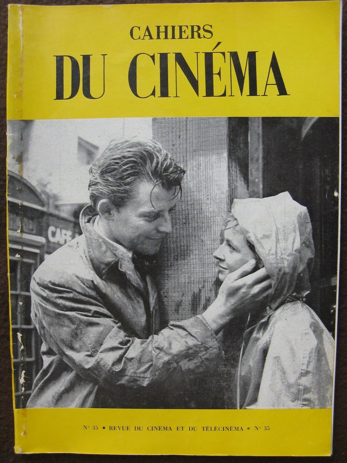 CAHIERS DU CINEMA magazine side cover Issue 35 May 1954