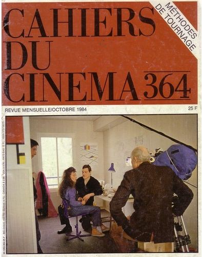 CAHIERS DU CINEMA magazine side cover Issue 364 October 1984
