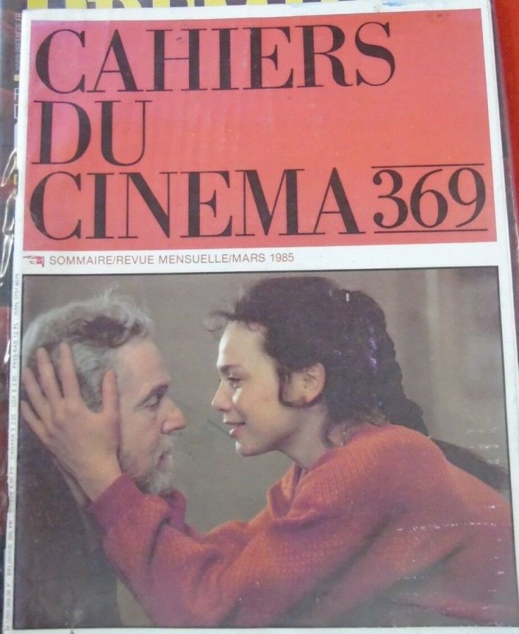 CAHIERS DU CINEMA magazine side cover Issue 369 March 1985