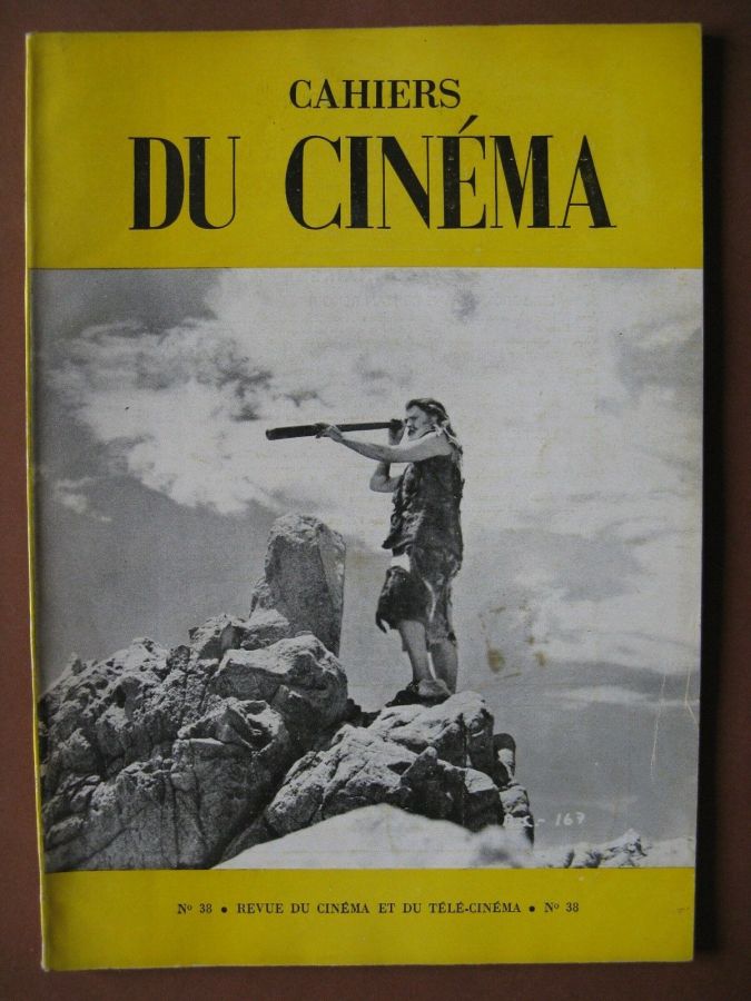CAHIERS DU CINEMA magazine side cover Issue 38  1954