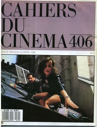 CAHIERS DU CINEMA magazine side cover Issue 406 April 1988